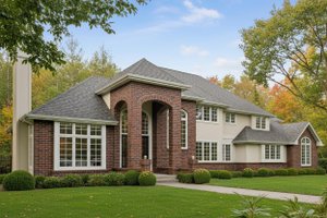 European Exterior - Front Elevation Plan #97-214