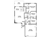 Traditional Style House Plan - 3 Beds 2 Baths 1392 Sq/Ft Plan #124-914 