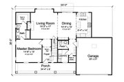 Farmhouse Style House Plan - 3 Beds 2.5 Baths 1664 Sq/Ft Plan #46-868 