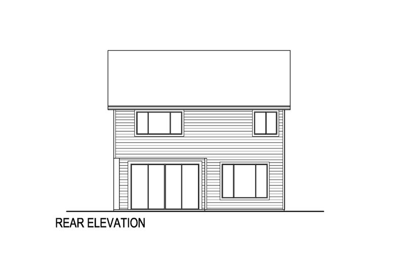 Dream House Plan - Exterior - Rear Elevation for Traditional House Plan #569-96 - 4 bed, 4 bath