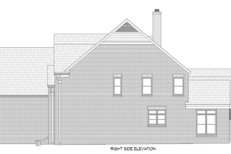 Dream House Plan - Exterior - Other Elevation 1 for Traditional House Plan #932-791 - 5 bed, 4.5 bath