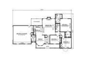 Southern Style House Plan - 3 Beds 2 Baths 1389 Sq/Ft Plan #42-410 