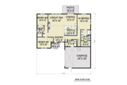 Craftsman Style House Plan - 3 Beds 2 Baths 2082 Sq/Ft Plan #1070-24 