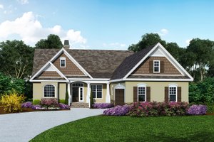 Ranch Exterior - Front Elevation Plan #929-408