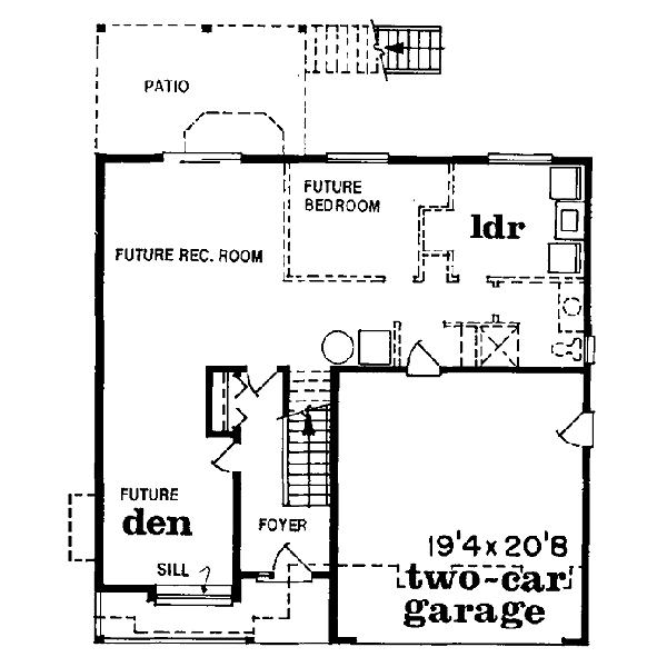Traditional Floor Plan - Main Floor Plan #47-235