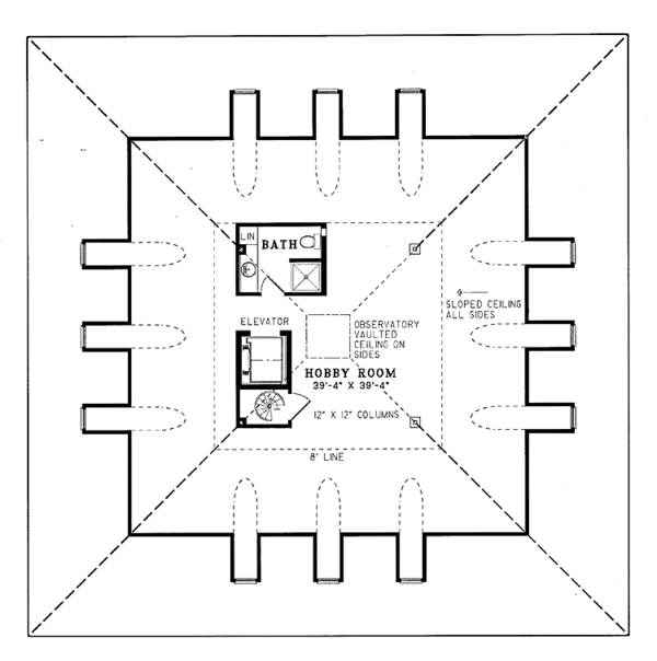 House Plan Design - Southern Floor Plan - Other Floor Plan #17-2718