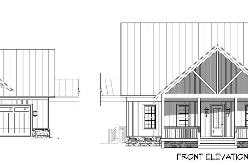 Dream House Plan - Exterior - Front Elevation 3 for Southern House Plan #932-803 - 3 bed, 3.5 bath