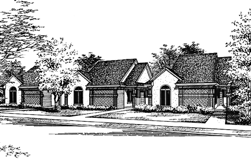 Dream House Plan - Traditional Exterior - Front Elevation Plan #45-523