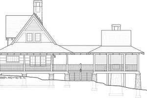 Exterior - Other Elevation for Log House Plan #928-281 - 2 bed, 2 bath