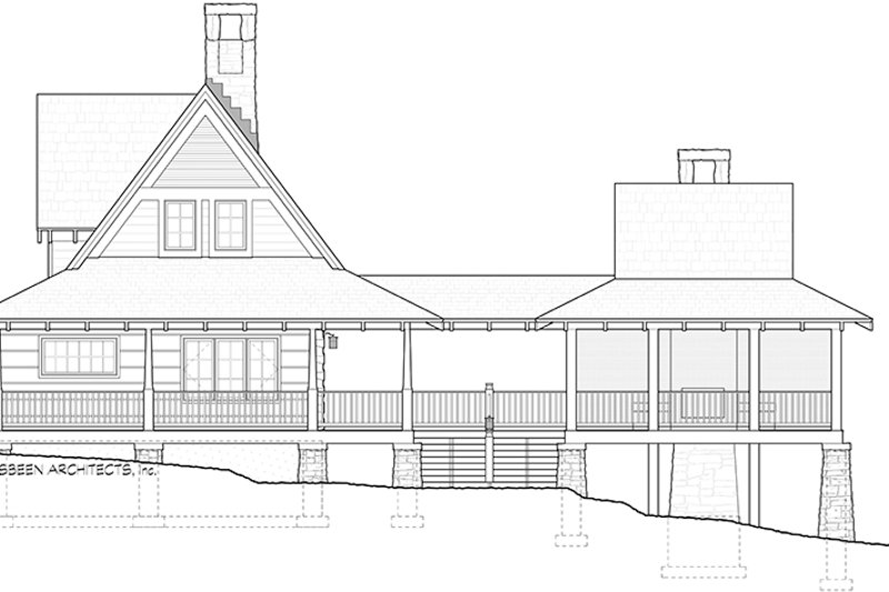 Dream House Plan - Exterior - Other Elevation for Log House Plan #928-281 - 2 bed, 2 bath