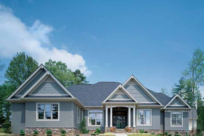 Architectural House Design - Craftsman Exterior - Front Elevation Plan #929-313