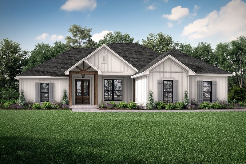 Home Plan - Farmhouse Exterior - Front Elevation Plan #430-207