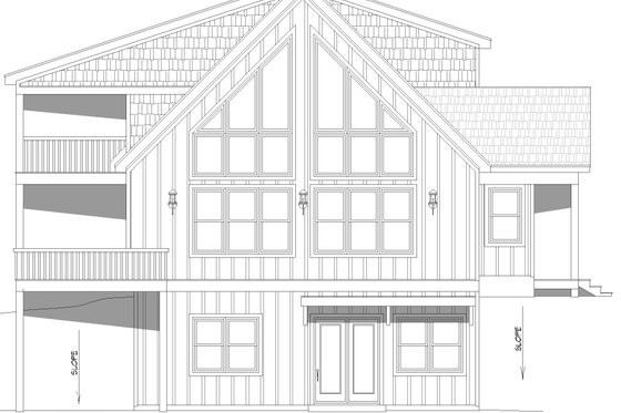 Exterior - Other Elevation for Southern House Plan #932-887 - 3 bed, 2.5 bath