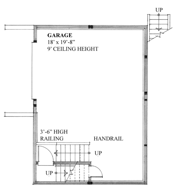 Home Plan - Contemporary Floor Plan - Main Floor Plan #118-157