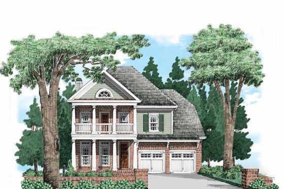 Exterior - Front Elevation 3 for Traditional House Plan #927-656 - 4 bed, 3.5 bath