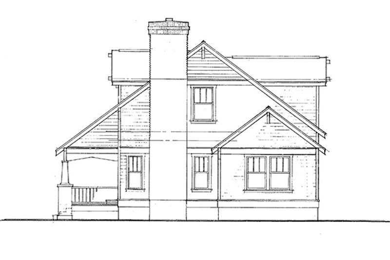 Dream House Plan - Exterior - Other Elevation for Country House Plan #140-174 - 3 bed, 2.5 bath