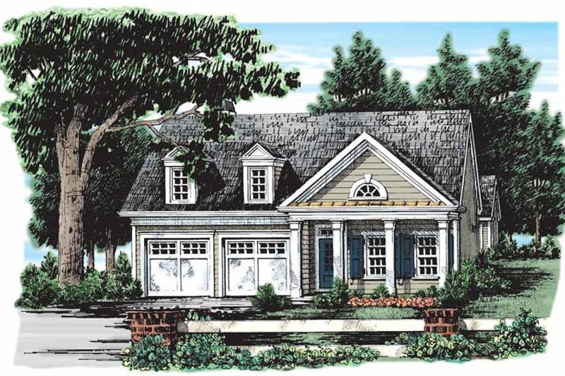 Home Plan - Classical Exterior - Front Elevation Plan #927-134