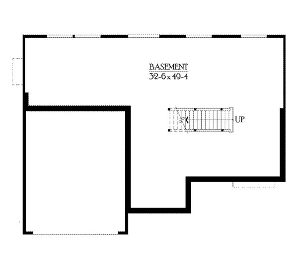 Home Plan - Craftsman Floor Plan - Lower Floor Plan #132-359