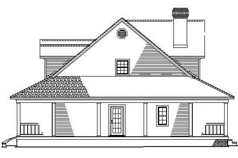 Home Plan - Exterior - Other Elevation for Colonial House Plan #17-2936 - 3 bed, 2.5 bath