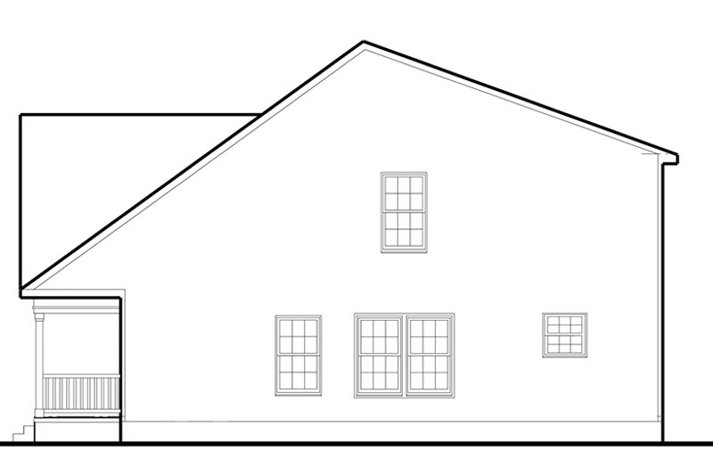 Dream House Plan - Exterior - Other Elevation for Colonial House Plan #1053-72 - 3 bed, 2.5 bath