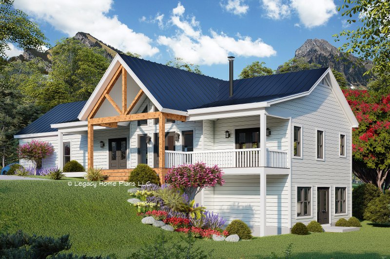 Home Plan - Photo for Southern House Plan #932-900 - 2 bed, 2 bath