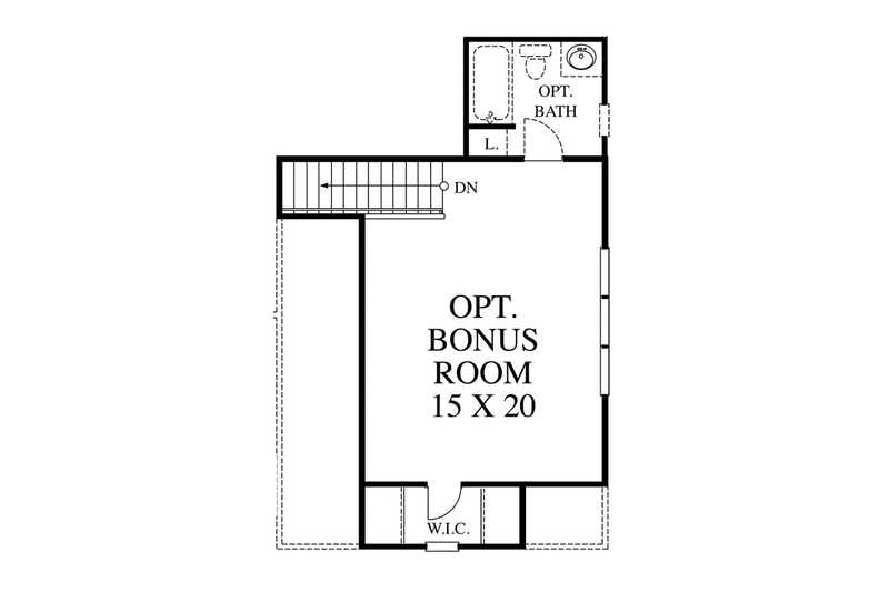 Architectural House Design - Floor Plan - Other Floor for Ranch House Plan #1053-44 - 3 bed, 2 bath