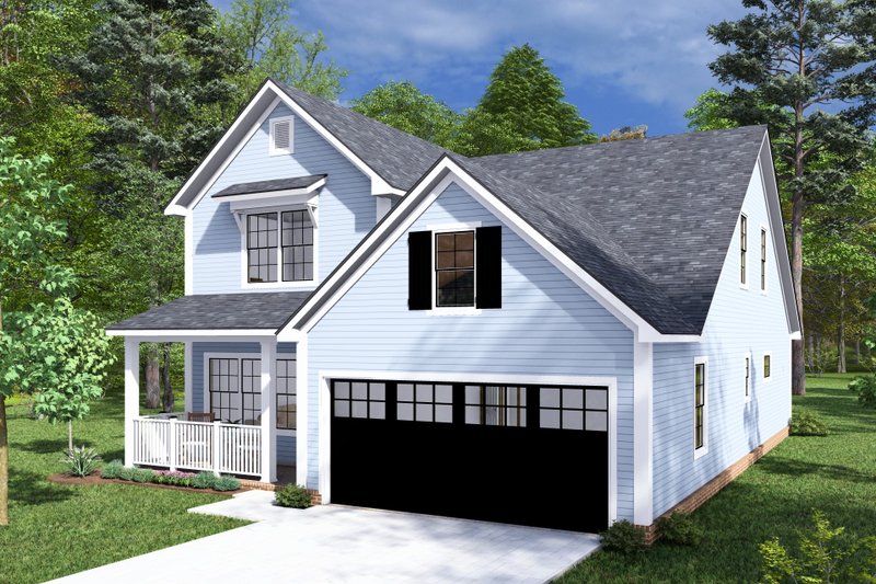 House Design - Exterior - Other Elevation 1 for Cottage House Plan #513-2281 - 4 bed, 3.5 bath