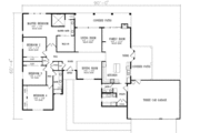 Adobe / Southwestern Style House Plan - 4 Beds 3 Baths 2667 Sq/Ft Plan #1-645 