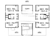 Southern Style House Plan - 5 Beds 3.5 Baths 3494 Sq/Ft Plan #15-259 