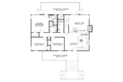 Country Style House Plan - 4 Beds 4 Baths 1970 Sq/Ft Plan #17-3280 