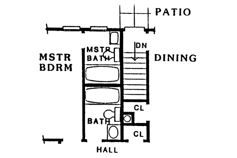 Architectural House Design - Floor Plan - Other Floor for Country House Plan #314-189 - 3 bed, 2 bath
