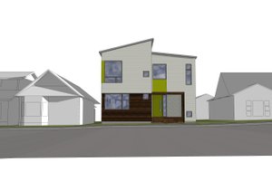 Contemporary Exterior - Front Elevation Plan #909-9