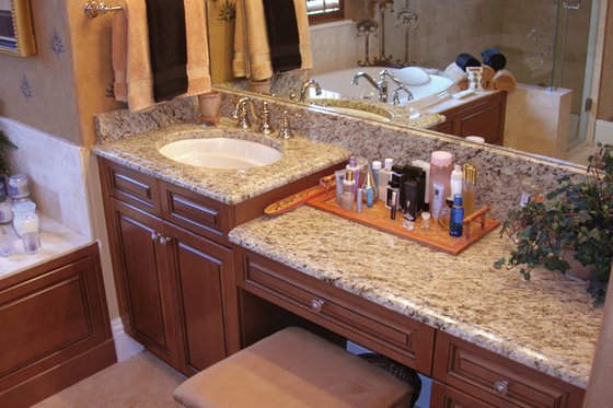 Interior - Master Bathroom 1 for Mediterranean House Plan #1058-18 - 3 bed, 4 bath