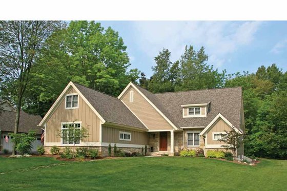 Exterior - Front Elevation 3 for Craftsman House Plan #928-199 - 3 bed, 2.5 bath