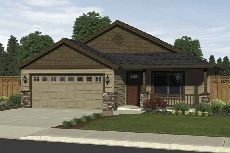 Dream House Plan - Craftsman Exterior - Front Elevation Plan #943-1