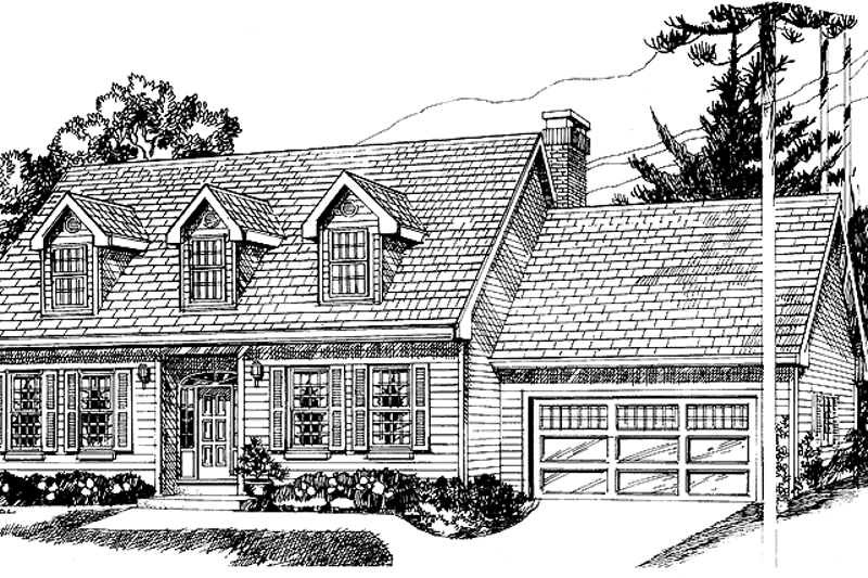 Dream House Plan - Colonial Exterior - Front Elevation Plan #47-710