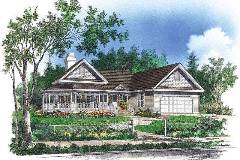 Home Plan - Victorian Exterior - Front Elevation Plan #929-91