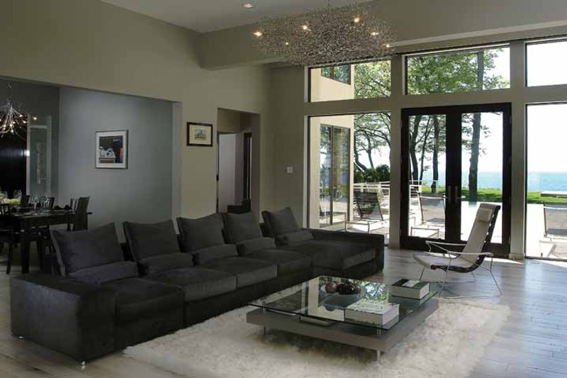 House Design - Interior - Family Room 2 for Contemporary House Plan #928-77 - 3 bed, 4.5 bath