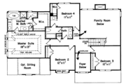 Country Style House Plan - 4 Beds 2.5 Baths 2379 Sq/Ft Plan #927-81 