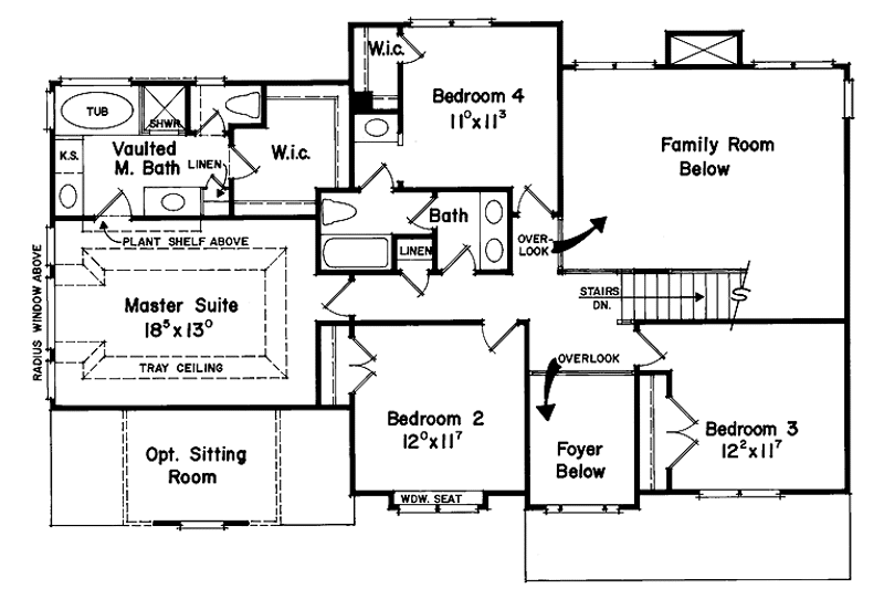 Home Plan - Floor Plan - Upper Floor for Country House Plan #927-81 - 4 bed, 2.5 bath