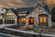 European Style House Plan - 3 Beds 2 Baths 2074 Sq/Ft Plan #1105-5 