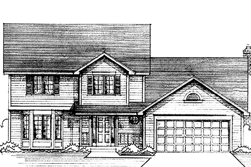 Dream House Plan - Country Exterior - Front Elevation Plan #51-737