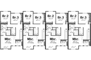 Modern Style House Plan - 3 Beds 2.5 Baths 1701 Sq/Ft Plan #455-689 Floor 