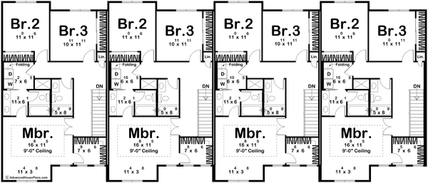 Dream House Plan - Modern Floor Plan - Upper Floor Plan #455-689