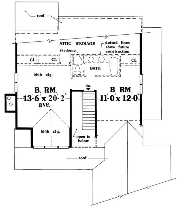 Home Plan - Country Floor Plan - Upper Floor Plan #456-58
