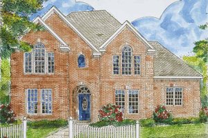 Architectural House Design - Country Exterior - Front Elevation Plan #968-29