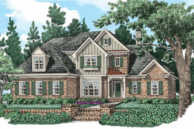 Architectural House Design - European Exterior - Front Elevation Plan #927-531