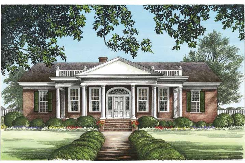 Dream House Plan - Classical Exterior - Front Elevation Plan #137-331