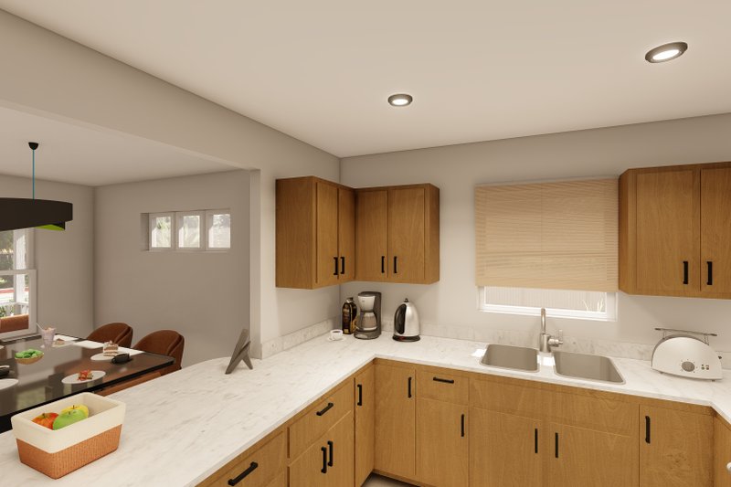 House Plan Design - Interior - Kitchen for Traditional House Plan #1122-9 - 3 bed, 1 bath