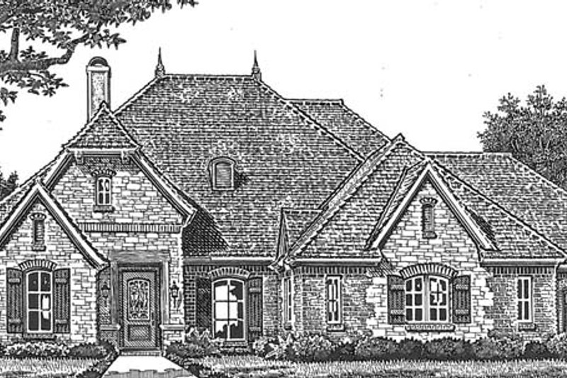 House Design - European Exterior - Front Elevation Plan #310-1268